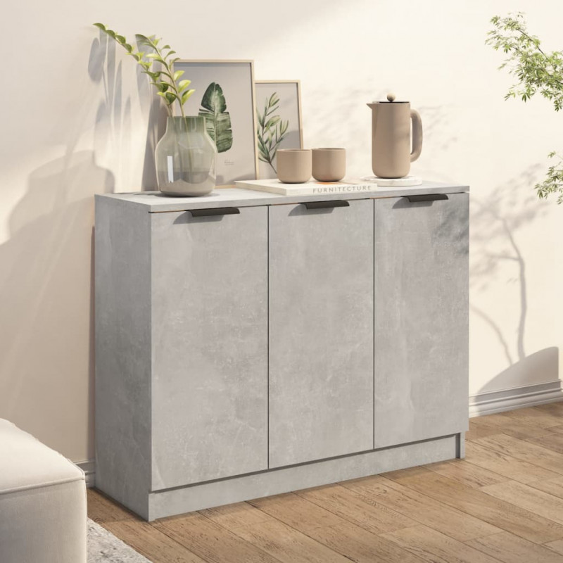 Szafka, szarość betonu, 90,5x30x70 cm, materiał drewnopochodny