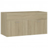 Szafka pod umywalkę, dąb sonoma, 90x38,5x46 cm