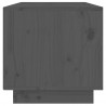 Szafka pod telewizor, szara, 60x35x35 cm, lite drewno sosnowe