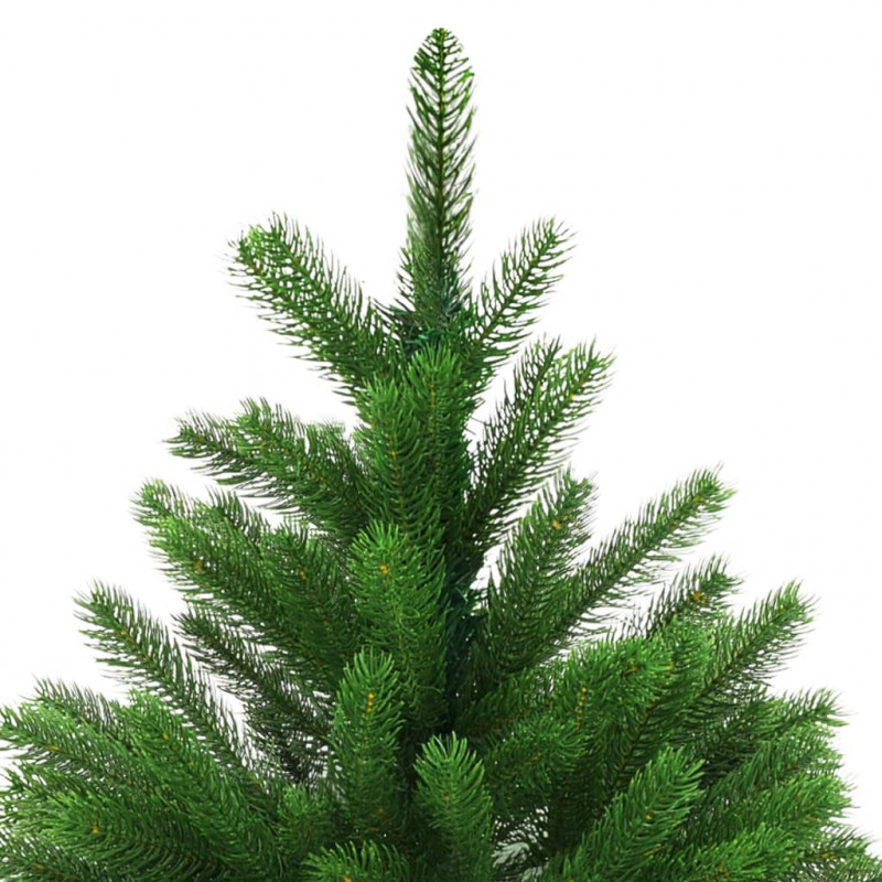 Sztuczna choinka z realistycznymi igłami, 120 cm, zielona