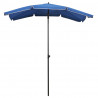 Parasol ogrodowy na słupku, 200x130 cm, lazurowy