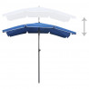 Parasol ogrodowy na słupku, 200x130 cm, lazurowy
