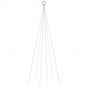 Choinka do montażu na maszcie, 108 ciepłych białych LED, 180 cm
