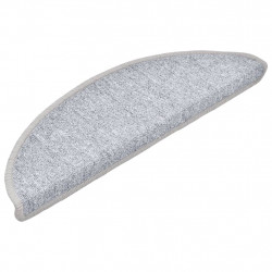 Nakładki na schody, 10 szt., 56x17x3 cm, jasnoszare