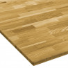 Kwadratowy blat do stolika z drewna dębowego, 23 mm, 80 x 80 cm