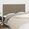 Zagłówki do łóżka, 4 szt., taupe, 90x5x78/88 cm, tkanina