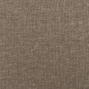 Zagłówek uszak, taupe, 183x23x118/128 cm, tkanina