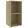 Szafki TV, 2 szt., dąb sonoma, 72x35x36,5 cm, płyta wiórowa