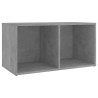 Szafki TV, 4 szt., szarość betonu, 72x35x36,5 cm, płyta wiórowa