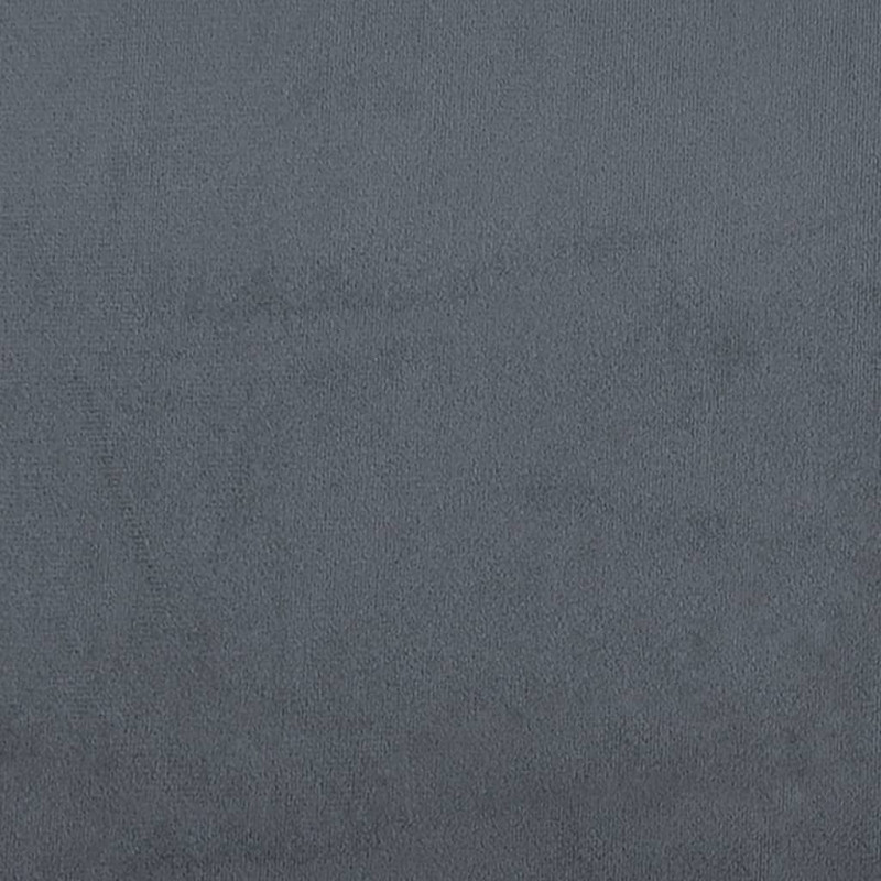 Krzesła stołowe, 6 szt., ciemnoszare, obite aksamitem