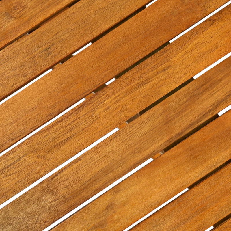 11-cz. zestaw mebli ogrodowych 280x90x75cm lite drewno akacjowe