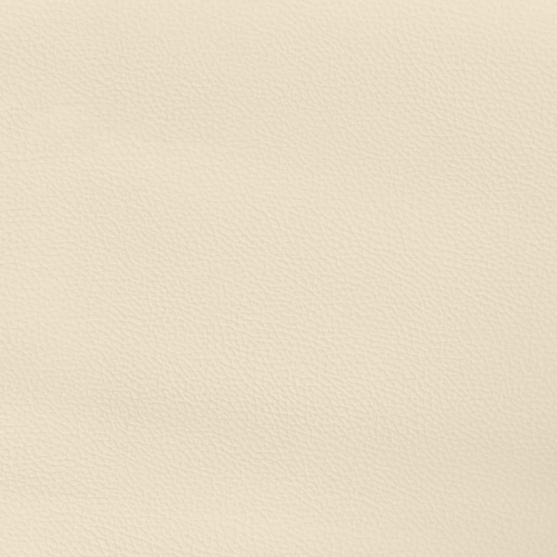 Materac kieszeniowy, kremowy, 160x200x20 cm, sztuczna skóra