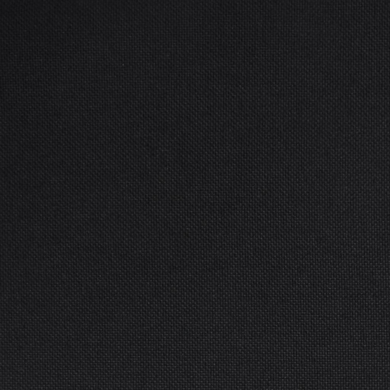 Obrotowe krzesło stołowe, czarne, tapicerowane tkaniną