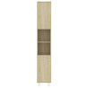 Szafka łazienkowa, dąb sonoma, 30x30x179 cm