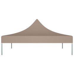 Dach namiotu imprezowego, 3 x 3 m, kolor taupe, 270 g/m²