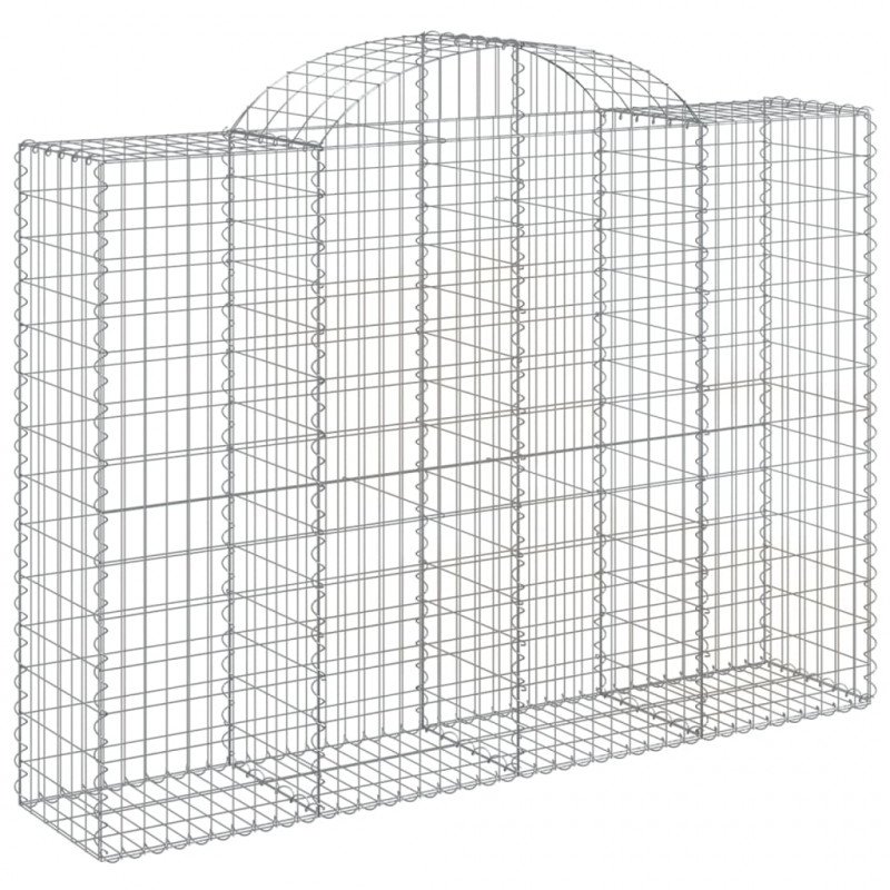 Kosze gabionowe, 50 szt, 200x50x140/160cm, galwanizowane żelazo