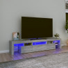 Szafka pod TV z oświetleniem LED szary dąb sonoma 200x36,5x40cm