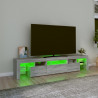 Szafka pod TV z oświetleniem LED szary dąb sonoma 200x36,5x40cm