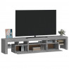 Szafka pod TV z oświetleniem LED szary dąb sonoma 200x36,5x40cm