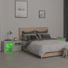 Szafki z oświetleniem LED, 2 szt., szarość betonu, 70x36,5x40cm