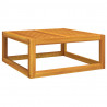 5-cz. ogrodowy zestaw wypoczynkowy, jasnoszare poduszki, drewno
