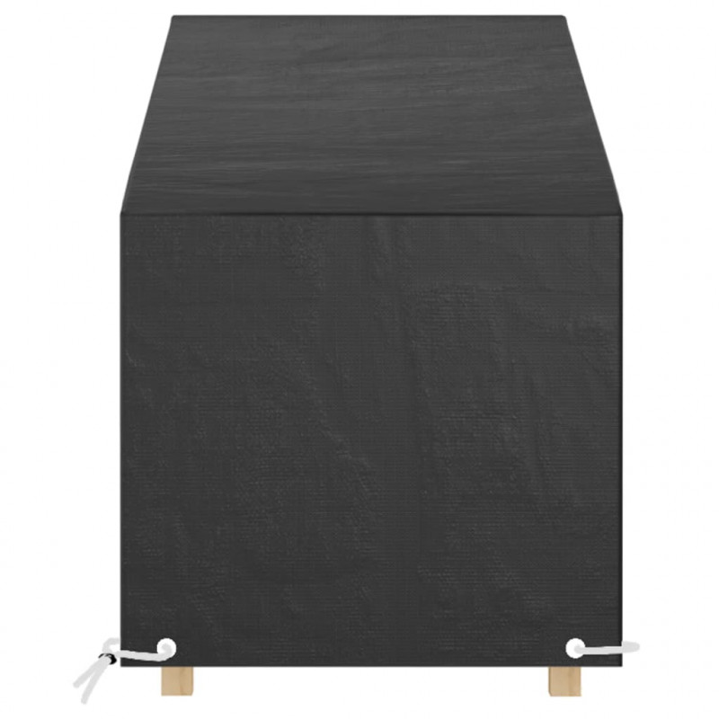 Pokrowce na leżaki, 2 szt., 12 oczek, 205x75x40/70 cm, PE