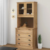 Kredens VIGO, 80x40x176 cm, lite drewno sosnowe