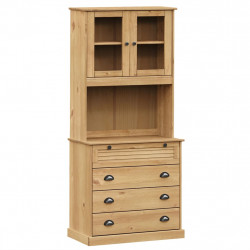 Kredens VIGO, 80x40x176 cm, lite drewno sosnowe