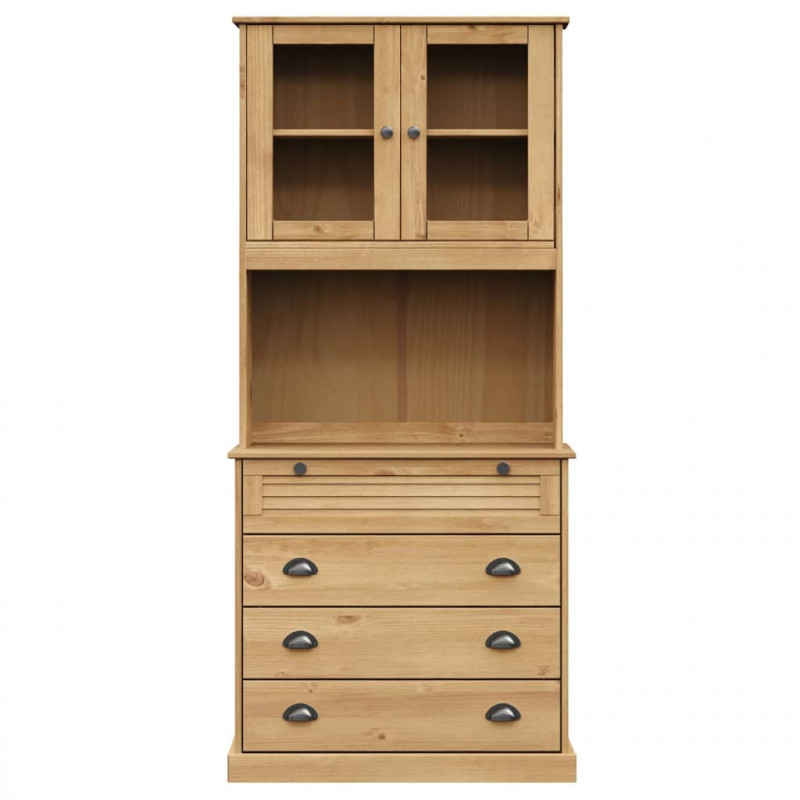 Kredens VIGO, 80x40x176 cm, lite drewno sosnowe