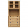 Kredens VIGO, 80x40x176 cm, lite drewno sosnowe