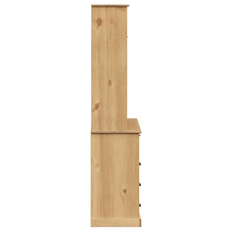 Kredens VIGO, 80x40x176 cm, lite drewno sosnowe
