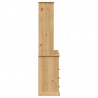 Kredens VIGO, 80x40x176 cm, lite drewno sosnowe