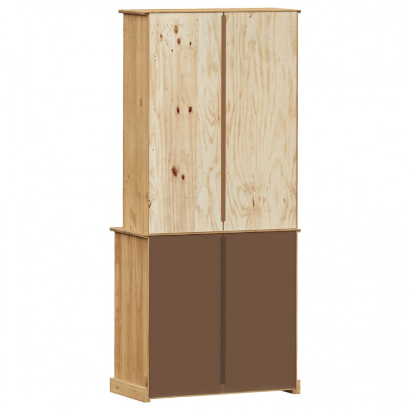 Kredens VIGO, 80x40x176 cm, lite drewno sosnowe