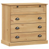 Kredens VIGO, 80x40x176 cm, lite drewno sosnowe
