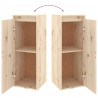 Szafki pod TV, 2 szt., lite drewno sosnowe
