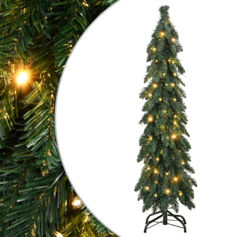 Sztuczna choinka z 60 lampkami LED, 120 cm