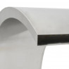 Fontanna basenowa z LED, 22x60x70 cm, stal nierdzewna 304