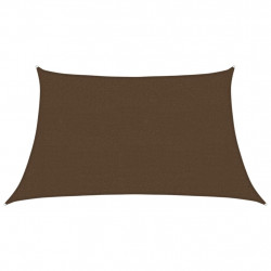 Żagiel przeciwsłoneczny, 160 g/m², brązowy, 3/4x2 m, HDPE
