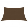 Żagiel przeciwsłoneczny, 160 g/m², brązowy, 3/4x2 m, HDPE