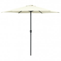 Parasol ogrodowy na aluminiowym słupku, 270x246 cm, piaskowy