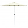Parasol ogrodowy na aluminiowym słupku, 270x246 cm, piaskowy