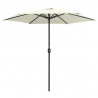 Parasol ogrodowy na aluminiowym słupku, 270x246 cm, piaskowy