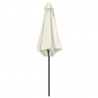 Parasol ogrodowy na aluminiowym słupku, 270x246 cm, piaskowy