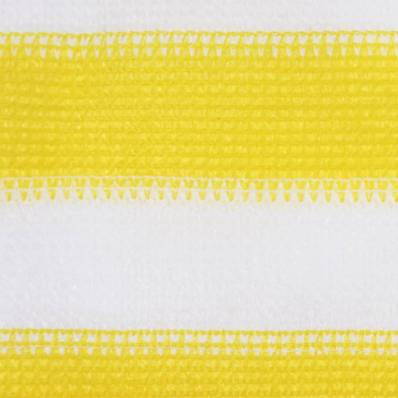 Parawan balkonowy, żółto-biały, 90x300 cm, HDPE