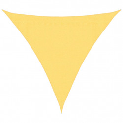 Żagiel przeciwsłoneczny, 160 g/m², beżowy, 3x3x3 m, HDPE