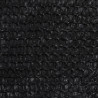 Żagiel przeciwsłoneczny, 160 g/m², czarny, 4,5x4,5x4,5m, HDPE