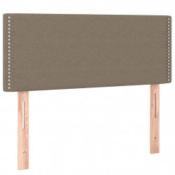 Zagłówek do łóżka, taupe, 80x5x78/88 cm, tkanina
