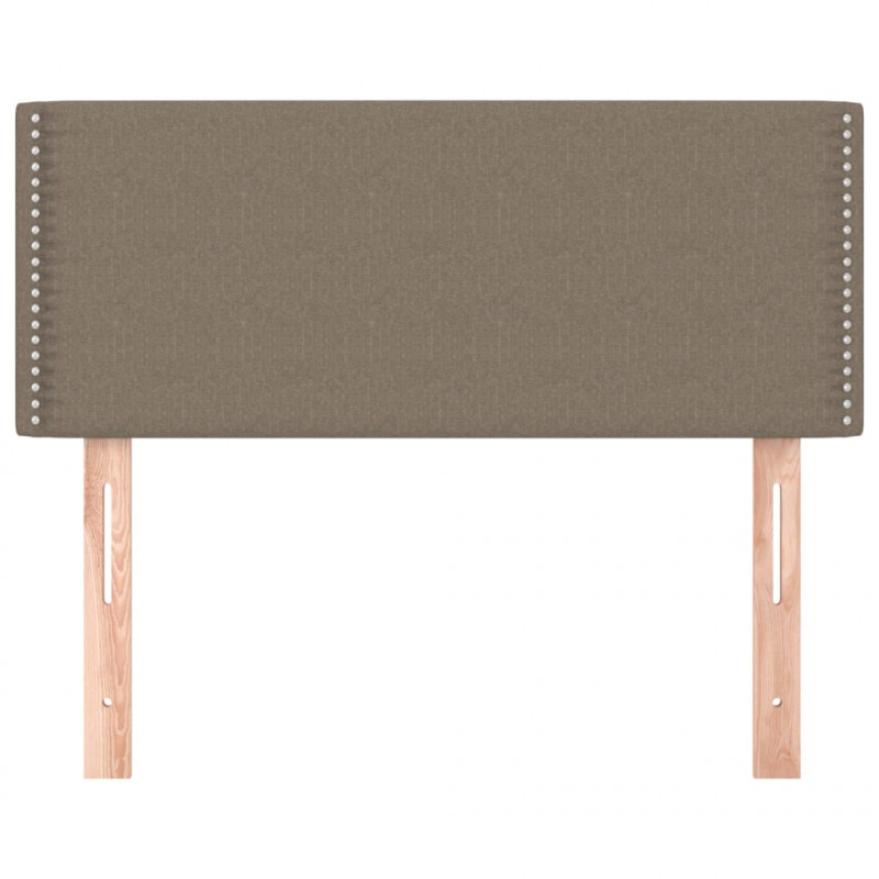 Zagłówek do łóżka, taupe, 80x5x78/88 cm, tkanina