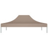 Dach do namiotu imprezowego, 4 x 3 m, taupe, 270 g/m²