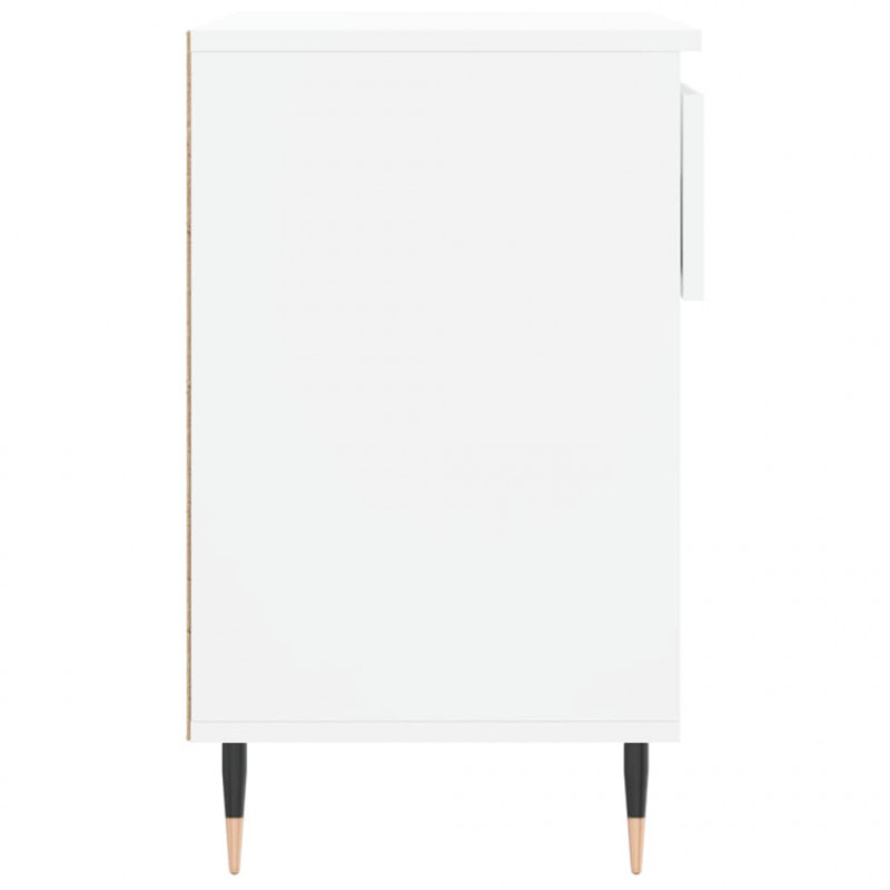 Półka na buty, biała, 70x36x60 cm, materiał drewnopochodny